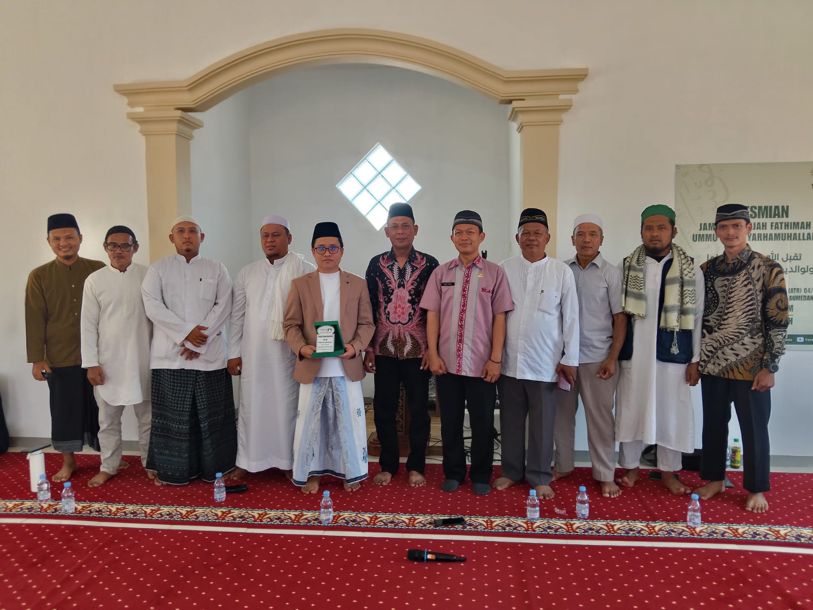Mesjid al muhajirin di perumahan ambar tanjung sari diresmikan